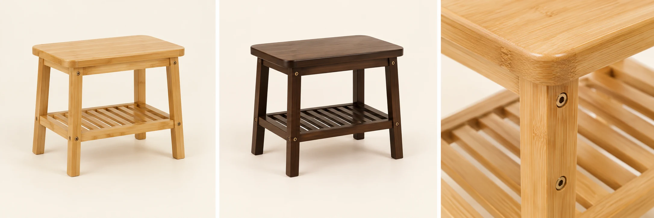 Nook Mini Shoe Stool — Natural